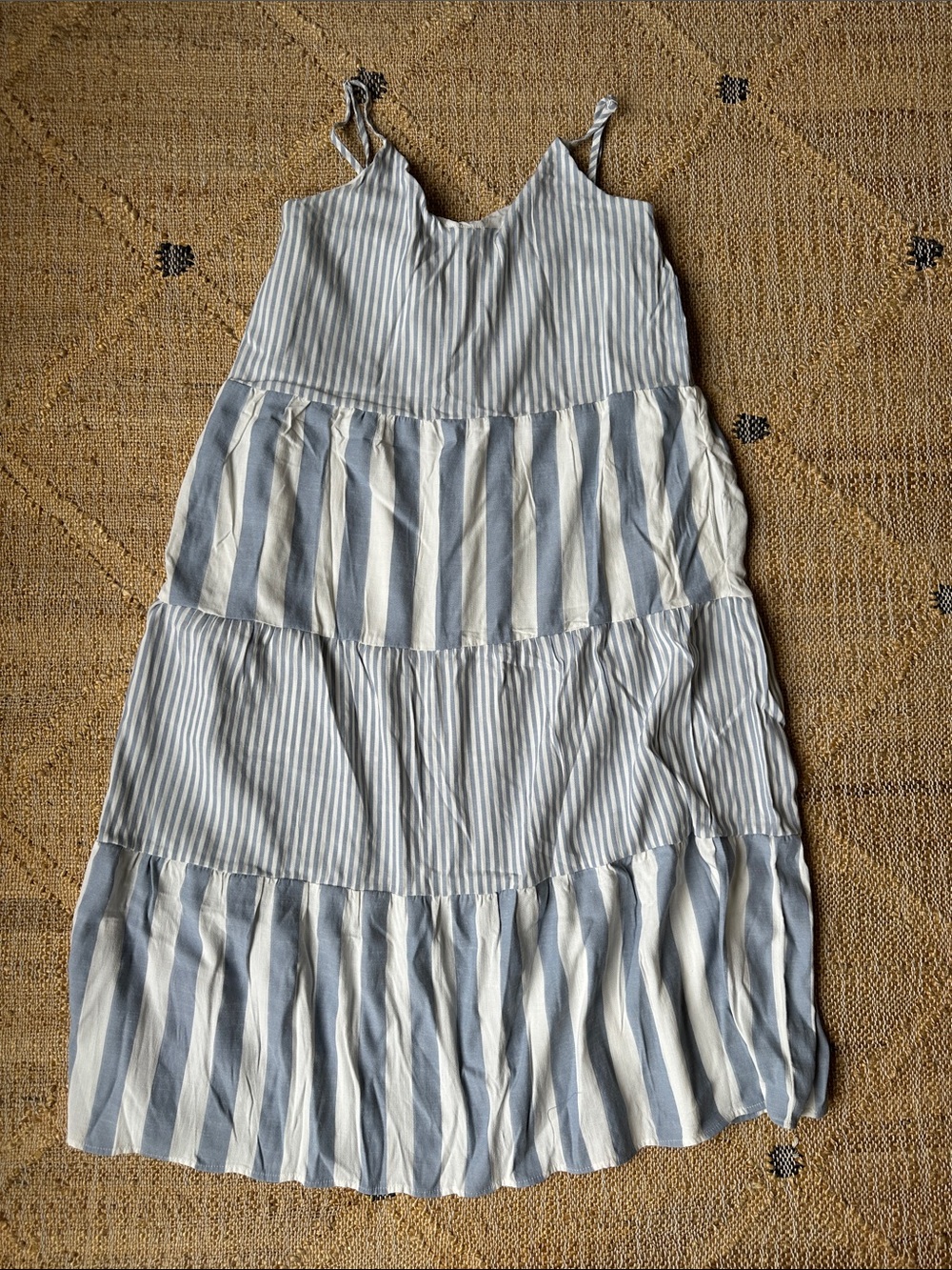 Wishlist Blue and White Striped Maxi Dress
